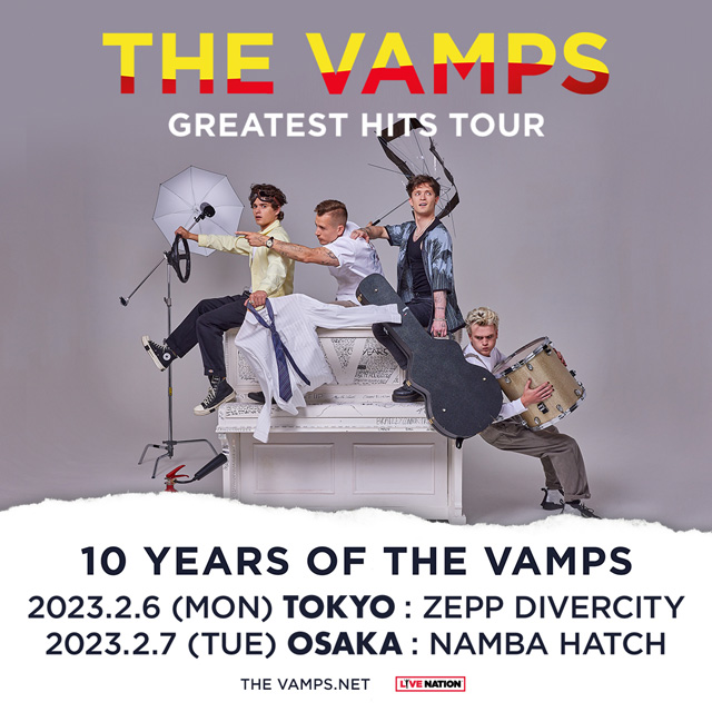 THE VAMPS Greatest Hits Tourの公演詳細 | 公演を探す | キョードー大阪